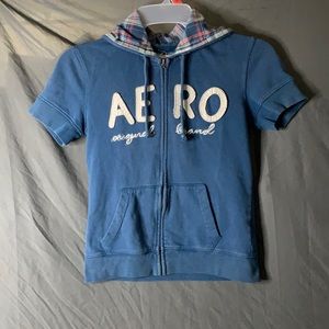 Aeropostale Short Sleeved Hooded Jacket